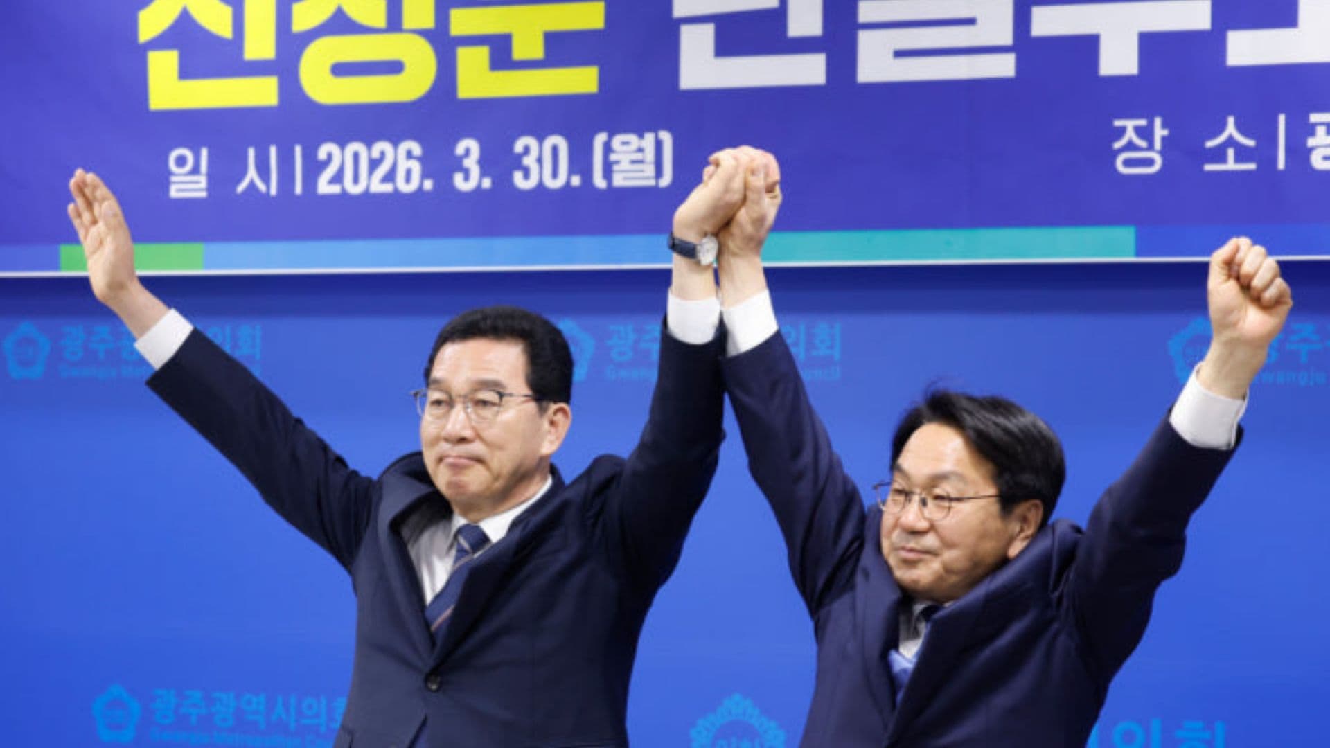 신정훈·강기정 단일화 타결, 민주당 전남광주통합특별시장 경선 ‘3강 체제’ 격돌